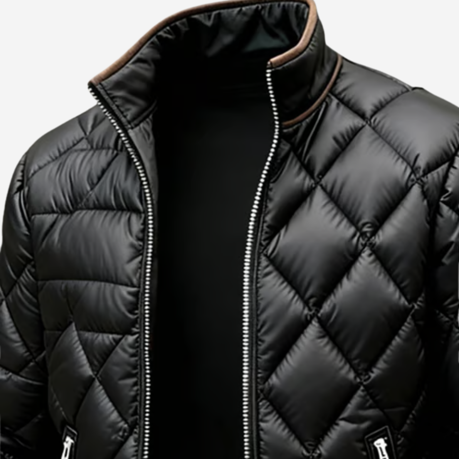 The Ravencrest – Diamond Quilted Jacket