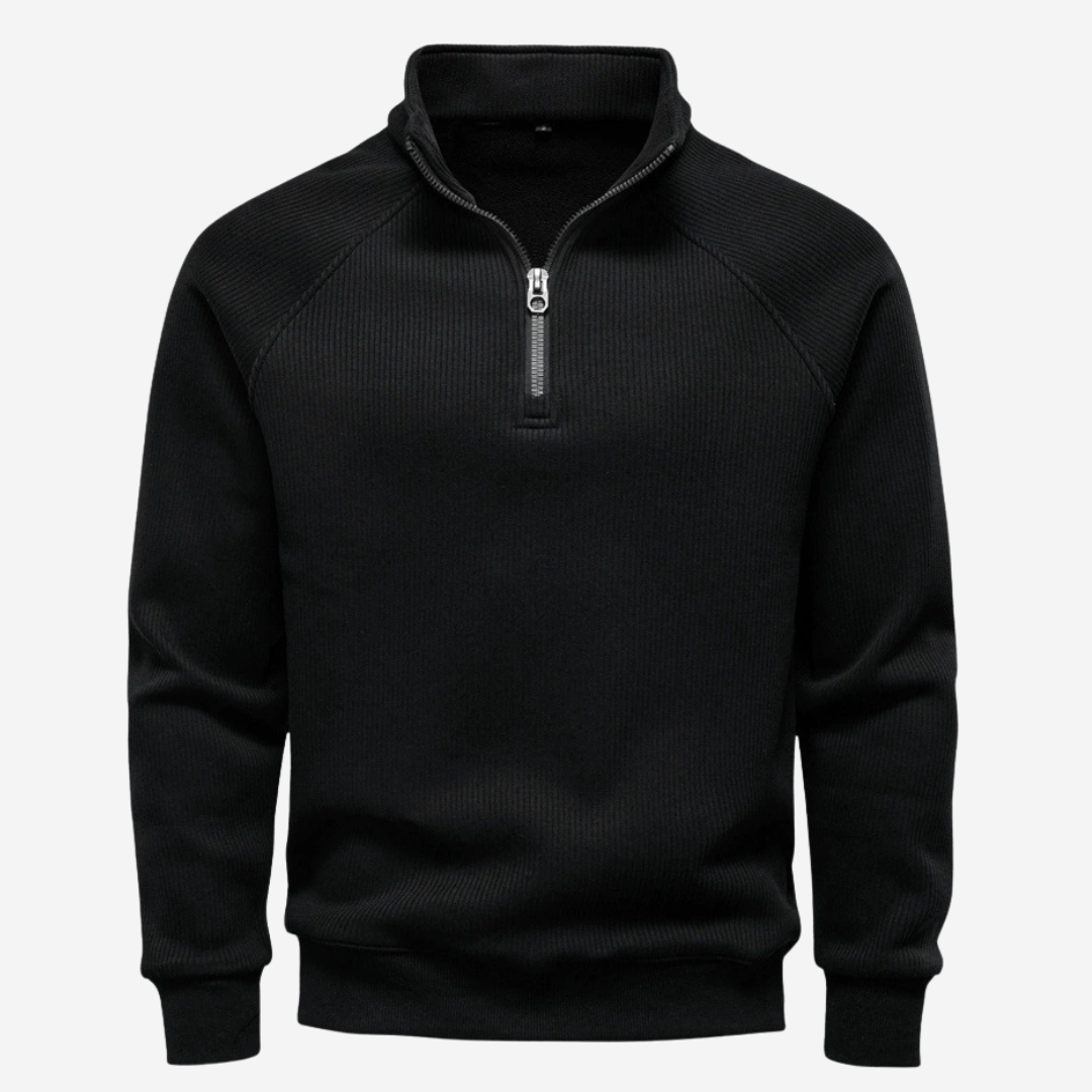 The Elgin – Structured Rib Half-Zip