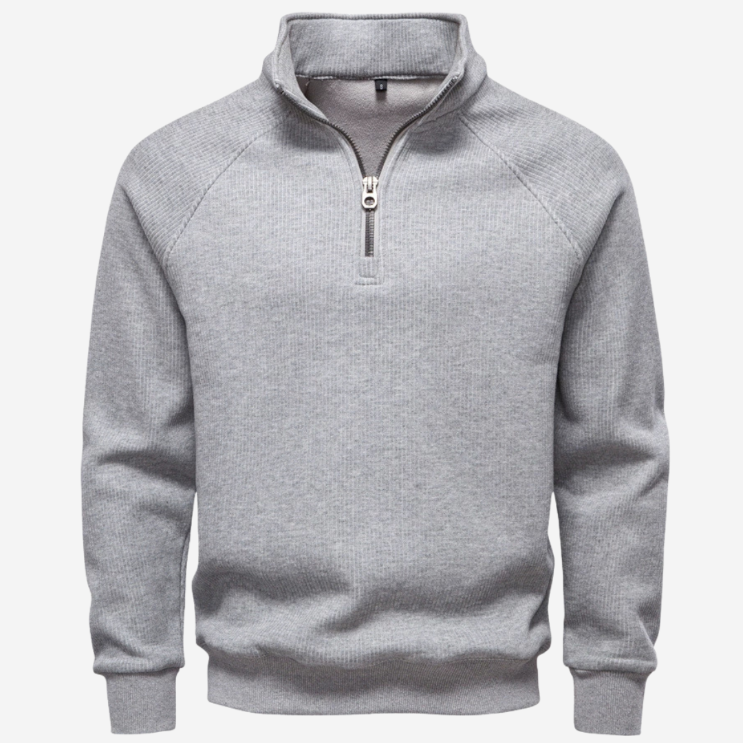 The Elgin – Structured Rib Half-Zip