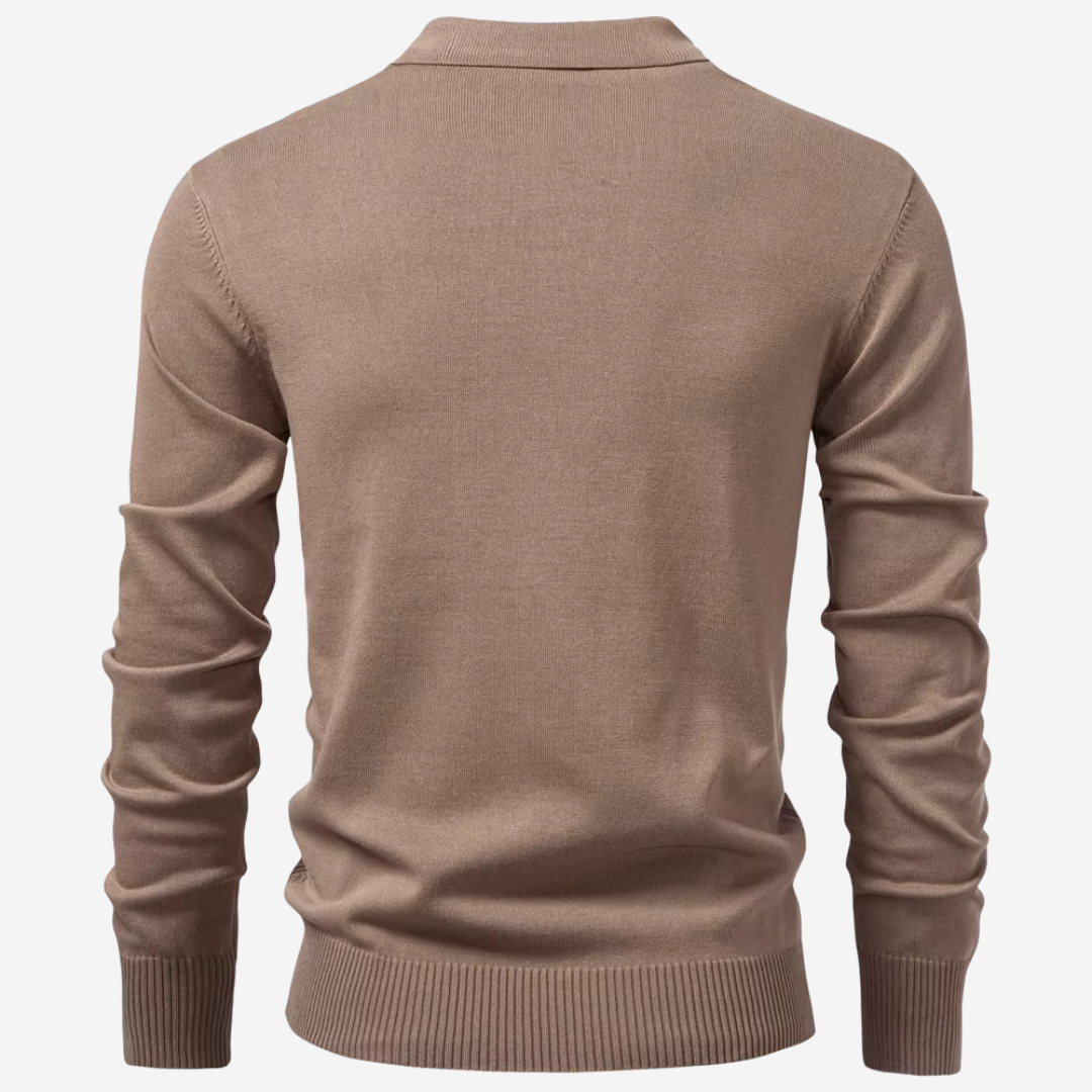 The ByWard – Men’s Long Sleeve Zip Polo