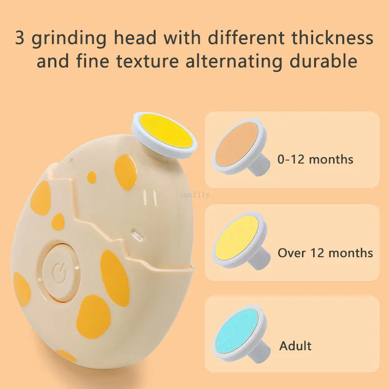Baby Cartoon Electric Nail Trimmer Kid Nail Polisher Tool Newborn Care Kit Manicure Set Easy To Trim Nail File Clipper for Adult