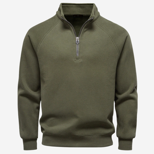 The Elgin – Structured Rib Half-Zip