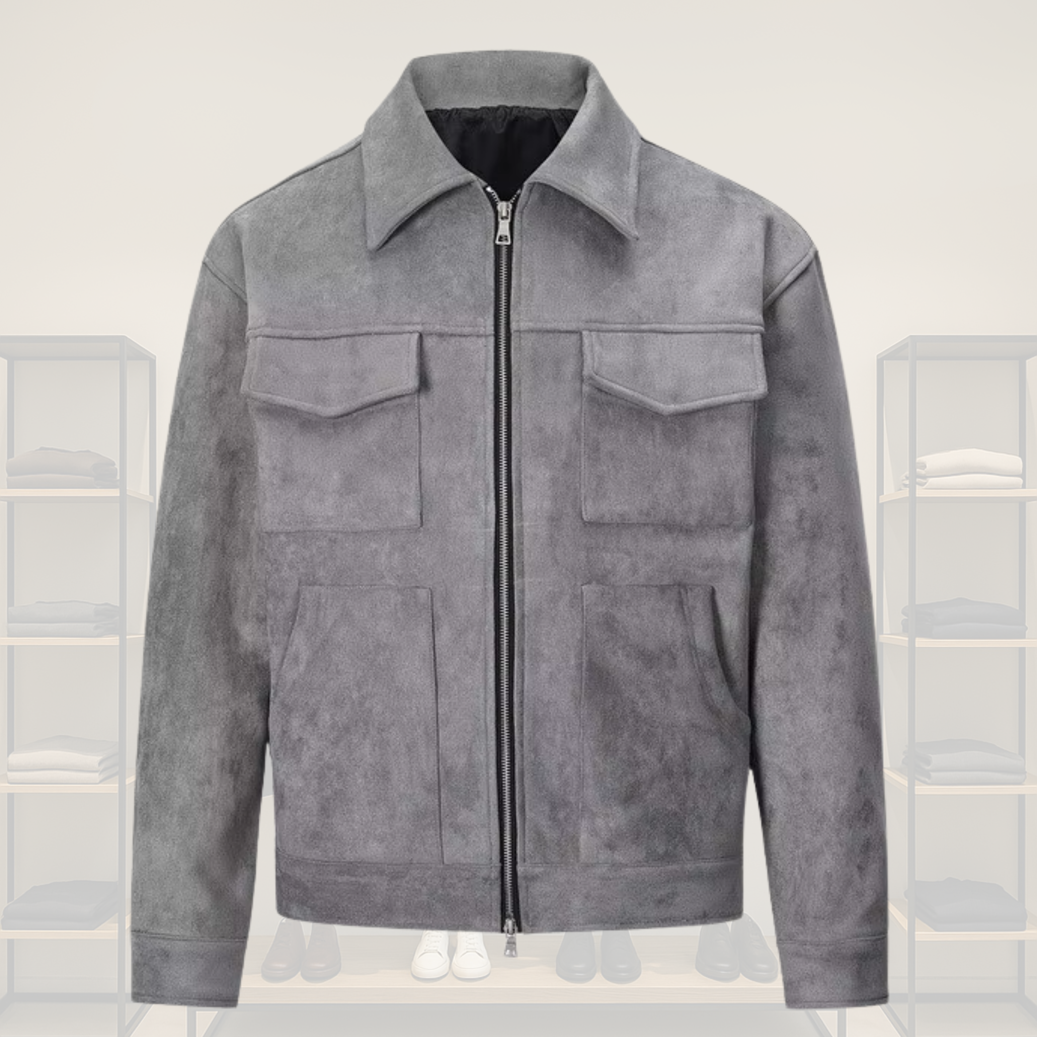The Lennox – Suede Field Jacket