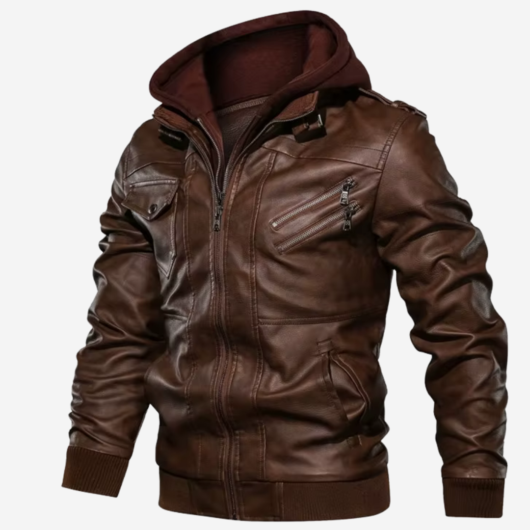 The Stonefield Layer – Winter Leather Jacket