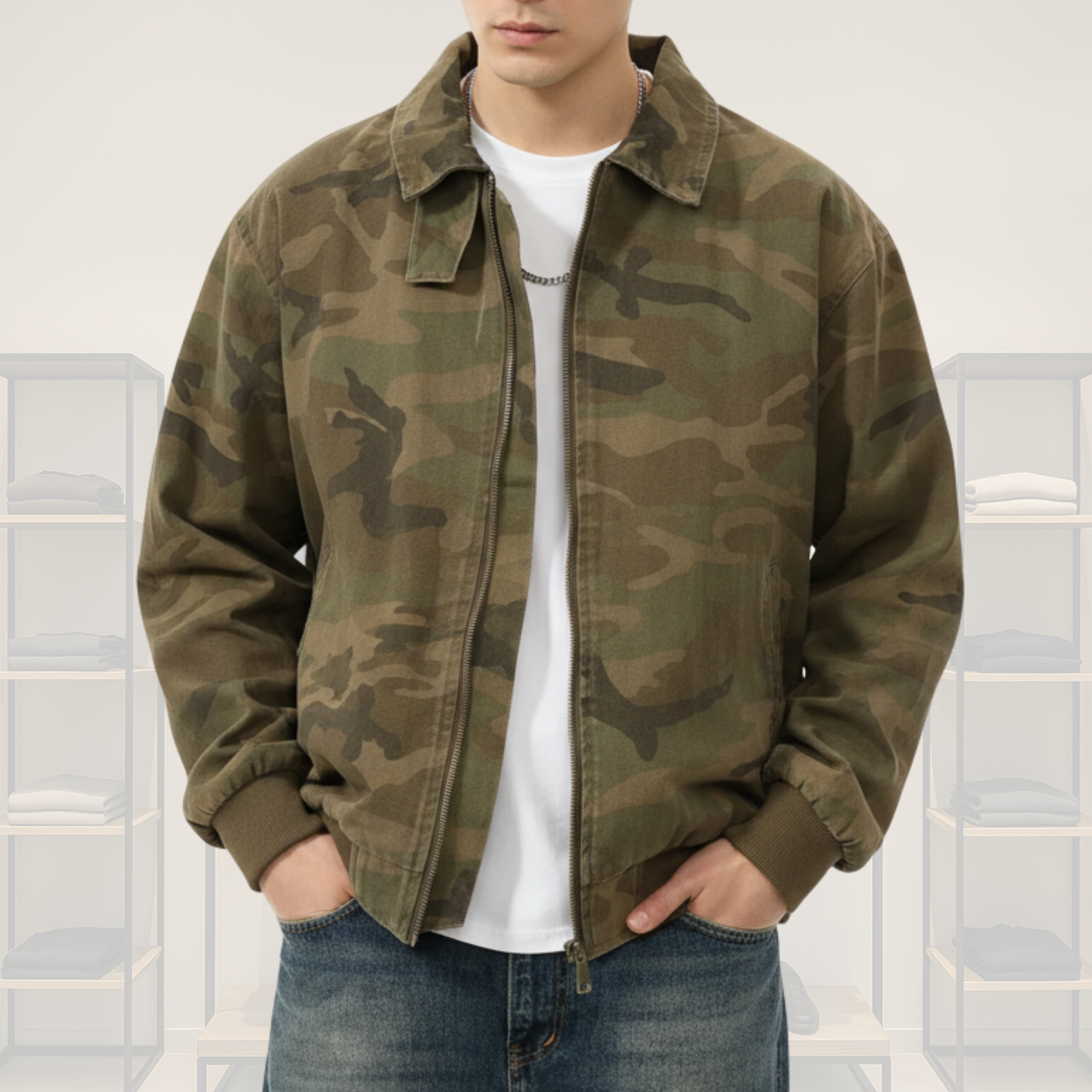 The Algonquin – Camouflage Utility Jacket