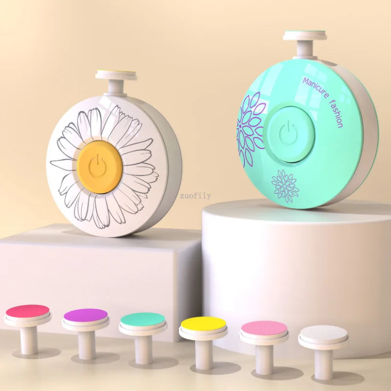 Baby Cartoon Electric Nail Trimmer Kid Nail Polisher Tool Newborn Care Kit Manicure Set Easy To Trim Nail File Clipper for Adult