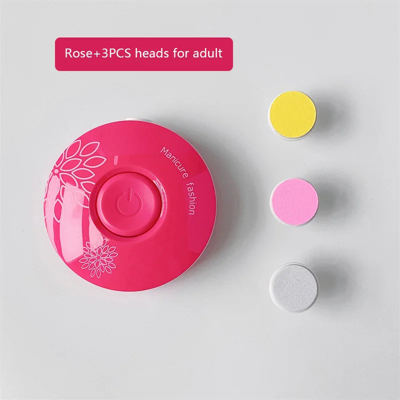 Baby Cartoon Electric Nail Trimmer Kid Nail Polisher Tool Newborn Care Kit Manicure Set Easy To Trim Nail File Clipper for Adult